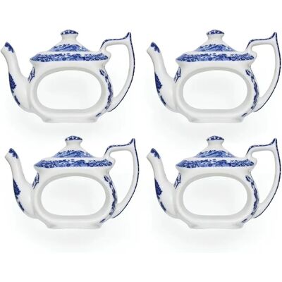 Spode Blue Italian Sett med 4 Serviettringer - Serviettringer Spode Blue Italian Sett med 4 Serviettringer - Serviettringer
