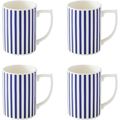 Spode - Kopp Narrow Stripe Steccato 0,35 L - Blå - Kaffekop Spode - Kopp Narrow Stripe Steccato 0,35 L - Blå - Kaffekop