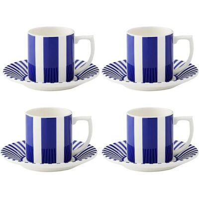 Spode Blå Steccato Espresso Kop & Underkop - Kaffe & Te Spode Blå Steccato Espresso Kop & Underkop - Kaffe & Te