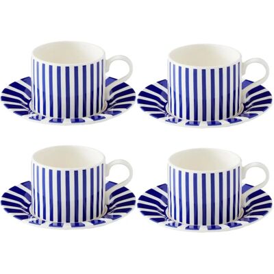 Spode Blå Steccato Teekop og Underkop - 0,29 L Spode Blå Steccato Teekop og Underkop - 0,29 L