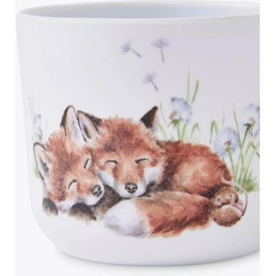 Wrendale Designs Fox Cubs Kids' Melamine Mug 200ml - Kids' Mug Wrendale Designs Fox Cubs Kids' Melamine Mug 200ml - Kids' Mug