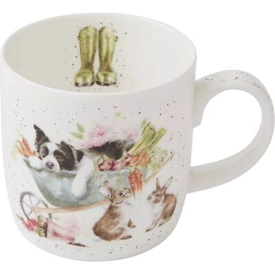 Wrendale Designs Sleeping on the Job Mug - Ceramic 310ml Wrendale Designs Sleeping on the Job Mug - Ceramic 310ml
