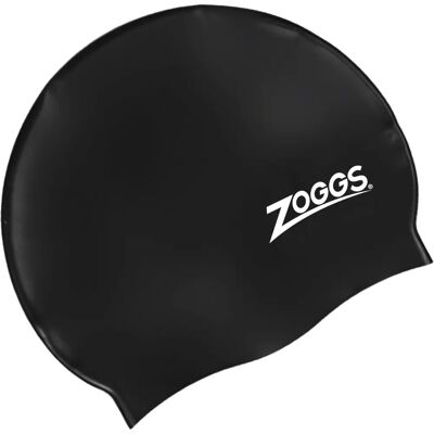 Bonnet de Natation en Silicone Zoggs - Taille Unique Unisexe - Noir Bonnet de Natation en Silicone Zoggs - Taille Unique Unisexe - Noir