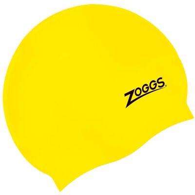 Zoggs Yellow Silicone Swimming Cap - One Size - Swimming Cap Zoggs Yellow Silicone Swimming Cap - One Size - Swimming Cap