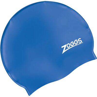 Bonnet de natation en silicone unisexe Zoggs Bleu Royal - Bonnet de natation - Publicité Bonnet de natation en silicone unisexe Zoggs Bleu Royal - Bonnet de natation - Publicité