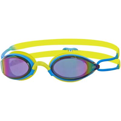 Lunettes Zoggs Podium Titanium Lime Bleu Miroir - Hommes/Femmes Lunettes Zoggs Podium Titanium Lime Bleu Miroir - Hommes/Femmes