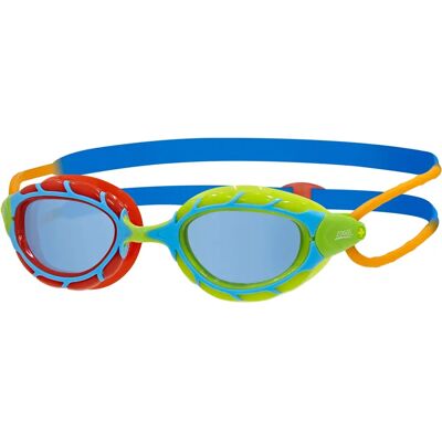 Lunettes de natation Zoggs Predator Junior - Bleu / Rouge / Bleu teinté - Unisexe Lunettes de natation Zoggs Predator Junior - Bleu / Rouge / Bleu teinté - Unisexe