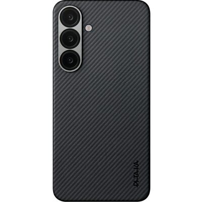Coque MagSafe en Aramide Noire Pitaka Galaxy S24 Ultra - Publicité Coque MagSafe en Aramide Noire Pitaka Galaxy S24 Ultra - Publicité