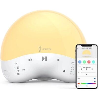 Máquina de Ruido Blanco Samsung - 25 Sonidos, Luces Nocturnas, App y Control por Voz - Ayuda para Dormir Máquina de Ruido Blanco Samsung - 25 Sonidos, Luces Nocturnas, App y Control por Voz - Ayuda para Dormir