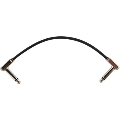 Ernie Ball P06226 Câble de patch noir de 15 cm - Câble de patch Ernie Ball P06226 Câble de patch noir de 15 cm - Câble de patch