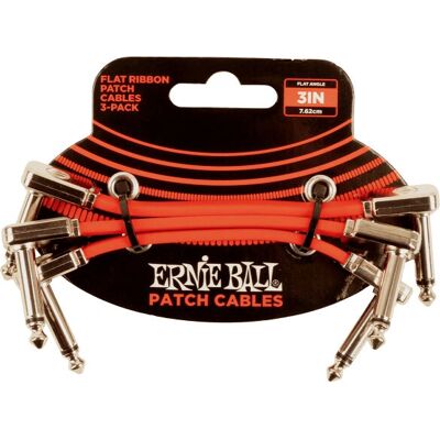 Ernie Ball Ernie Ball Audio Cable - 0.08 m - Red - Mono Jack - 7.5 cm - Patch Cable Ernie Ball Ernie Ball Audio Cable - 0.08 m - Red - Mono Jack - 7.5 cm - Patch Cable