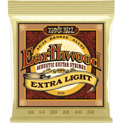 Ernie Ball Earthwood Bronze 010/050 Strings - Strings Ernie Ball Earthwood Bronze 010/050 Strings - Strings