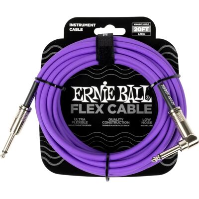 Ernie Ball Flex hangszerkábel 6m Lila - Hangszerrendszer Ernie Ball Flex hangszerkábel 6m Lila - Hangszerrendszer