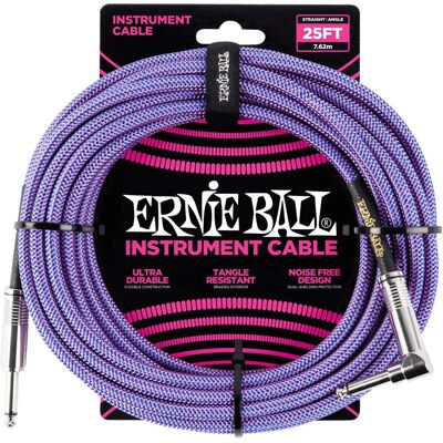 Ernie Ball lila 7,62 m hangkábel Ernie Ball lila 7,62 m hangkábel