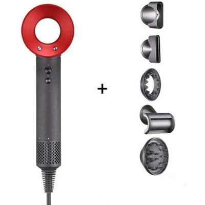 Arzopa - Super Hair Dryer - Red - 1600W - Sèche-cheveux - Publicité Arzopa - Super Hair Dryer - Red - 1600W - Sèche-cheveux - Publicité