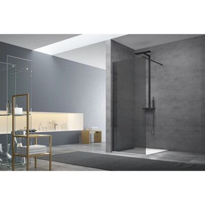 Swiss Aqua Technologies - Set Mampara Fissa 117x200 cm, Vetro Fumato - Box Doccia Swiss Aqua Technologies - Set Mampara Fissa 117x200 cm, Vetro Fumato - Box Doccia