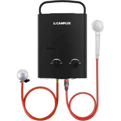 Aquecedor de Água a Gás Portátil Camplux AY132B - 5L para Exteriores Aquecedor de Água a Gás Portátil Camplux AY132B - 5L para Exteriores