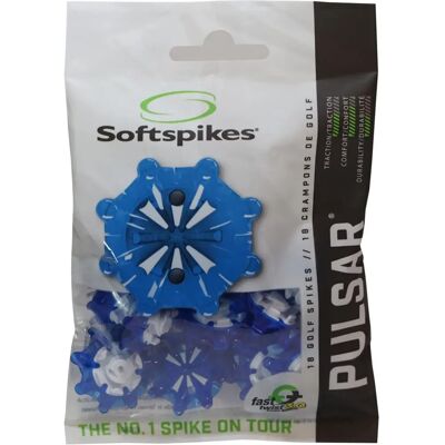 Softspikes Pulsar Fast Twist 3.0 Azure/White - Spikes da golf Softspikes Pulsar Fast Twist 3.0 Azure/White - Spikes da golf