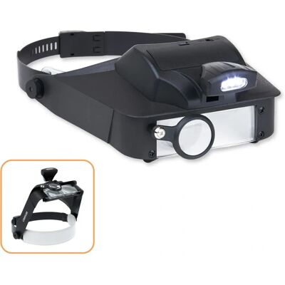 Carson LumiVisor Headlamp Magnifier - 2x-6x, LED, Comfort Carson LumiVisor Headlamp Magnifier - 2x-6x, LED, Comfort