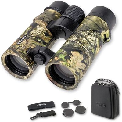 Carson Mossy Oak Waterproof 10x42 Binoculars - Waterproof, Compact & Open Bridge Carson Mossy Oak Waterproof 10x42 Binoculars - Waterproof, Compact & Open Bridge