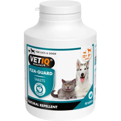 Mark & Chappell Flea Guard Natural Flea and Tick Repellent 90 Tablets - Pet Supplement Mark & Chappell Flea Guard Natural Flea and Tick Repellent 90 Tablets - Pet Supplement