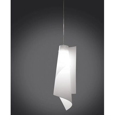 Luce Sospensione Bianca Linea Zero - Moderno Luce Sospensione Bianca Linea Zero - Moderno