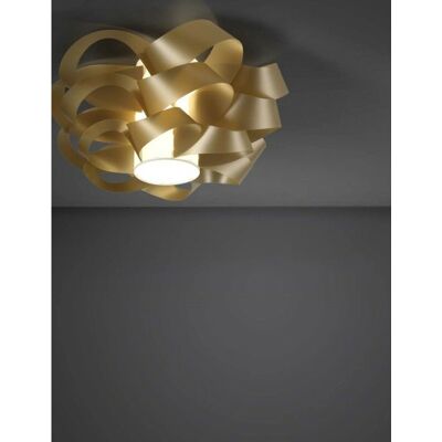 Lámpara de techo LINEA ZERO - Difusor Nube, 50cm, Oro Lámpara de techo LINEA ZERO - Difusor Nube, 50cm, Oro