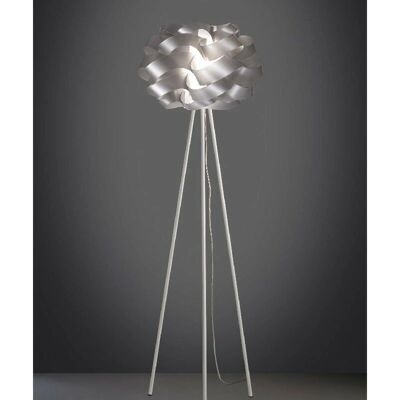 Lámpara de pie LINEA ZERO Plata con Trípode - Luz Escenográfica Moderna Lámpara de pie LINEA ZERO Plata con Trípode - Luz Escenográfica Moderna