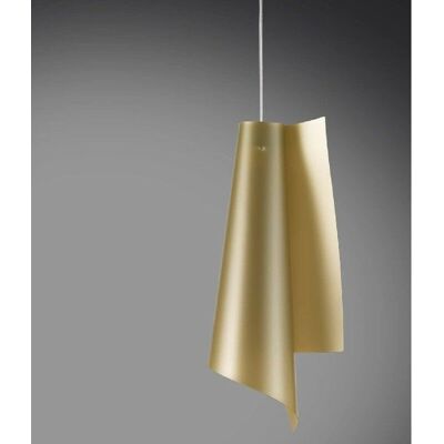 LINEA ZERO - Lámpara de suspensión moderna Vela en Polilux Oro H50 LINEA ZERO - Lámpara de suspensión moderna Vela en Polilux Oro H50