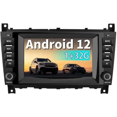 Autoradio Awesafe Mercedes-Benz W203/CLK W209 - Android 12, Écran 7 pouces, Bluetooth - Publicité Autoradio Awesafe Mercedes-Benz W203/CLK W209 - Android 12, Écran 7 pouces, Bluetooth - Publicité