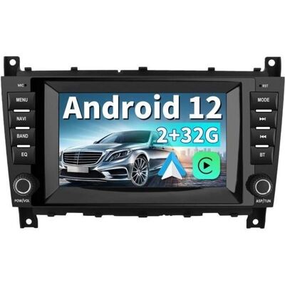 Autoradio Android 12 AWESAFE Mercedes-Benz C/CLC/W203/W209 - Écran tactile 8'' - Bluetooth - GPS - Publicité Autoradio Android 12 AWESAFE Mercedes-Benz C/CLC/W203/W209 - Écran tactile 8'' - Bluetooth - GPS - Publicité