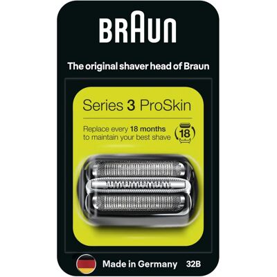 Braun Series 3 Electric Shaver Replacement Head - Black Braun Series 3 Electric Shaver Replacement Head - Black