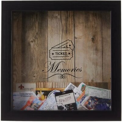 Cornice ombra nera Lawrence - Ticket Memories - Cornice ombra Cornice ombra nera Lawrence - Ticket Memories - Cornice ombra