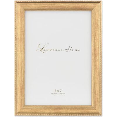 Lawrence Frames Klassisk pärl 5x7 gul fotolijst Lawrence Frames Klassisk pärl 5x7 gul fotolijst