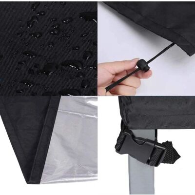 Housse de table de jardin VENISYMLIS Imperméable 150x150x75 Lin - Publicité Housse de table de jardin VENISYMLIS Imperméable 150x150x75 Lin - Publicité