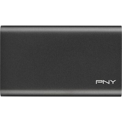 PNY Elite SSD portátil - 480GB - Preto - Armazenamento externo PNY Elite SSD portátil - 480GB - Preto - Armazenamento externo