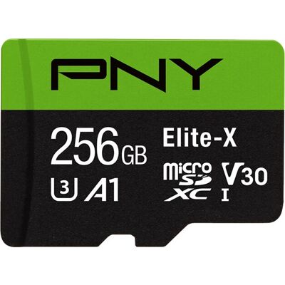 PNY Elite-X 256 GB MicroSDXC - Carte mémoire - Publicité PNY Elite-X 256 GB MicroSDXC - Carte mémoire - Publicité