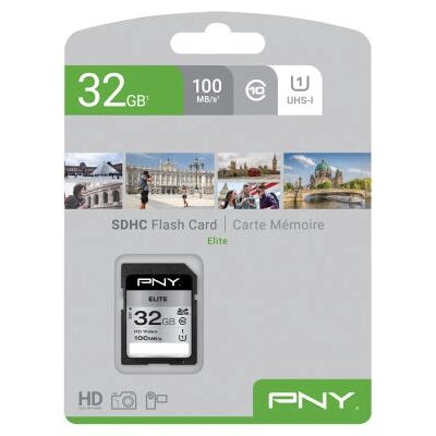 PNY Elite 32 GB SDHC UHS-I Class 10 - SDHC Karte PNY Elite 32 GB SDHC UHS-I Class 10 - SDHC Karte