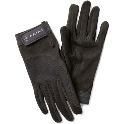 Gants Ariat Tek Grip Noir - Gants d'équitation - Publicité Gants Ariat Tek Grip Noir - Gants d'équitation - Publicité