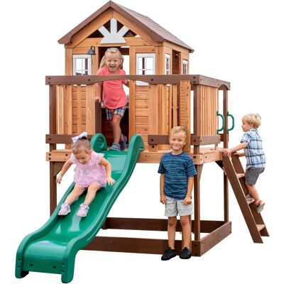 Backyard Discovery Echo Heights Spielhaus - Holz-Gartenhaus für Kinder Backyard Discovery Echo Heights Spielhaus - Holz-Gartenhaus für Kinder