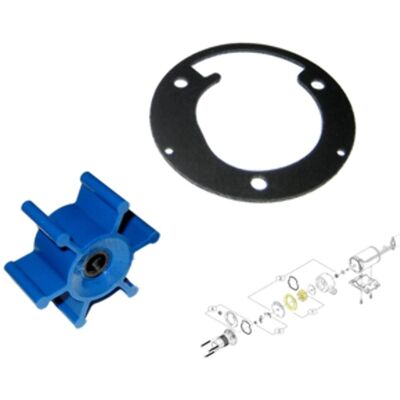 Kit di Impeller Nero per Pompa Frantumatrice Shurflo Kit di Impeller Nero per Pompa Frantumatrice Shurflo