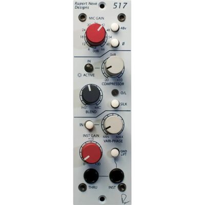Rupert Neve Designs Portico 517 Previo de Micrófono - Entrada para micrófono e instrumento Rupert Neve Designs Portico 517 Previo de Micrófono - Entrada para micrófono e instrumento