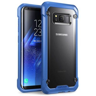 Supcase Unicorn Beetle Bleu - Coque - Résistante aux chutes, Côtés texturés Supcase Unicorn Beetle Bleu - Coque - Résistante aux chutes, Côtés texturés