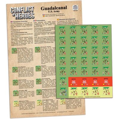 Academy Games Conflict of Heroes Guadalcanal Army Exp - Bordspel Academy Games Conflict of Heroes Guadalcanal Army Exp - Bordspel