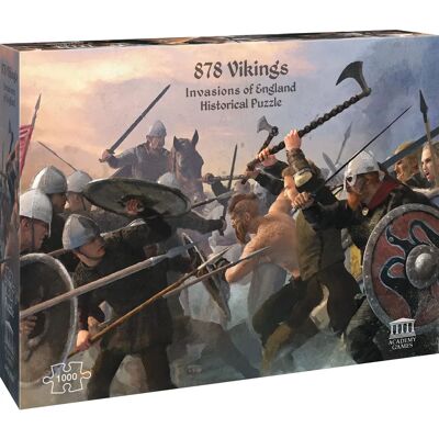 Academy Games 878 Vikings Puzzle - Invasie van Engeland 1000 stuks Academy Games 878 Vikings Puzzle - Invasie van Engeland 1000 stuks