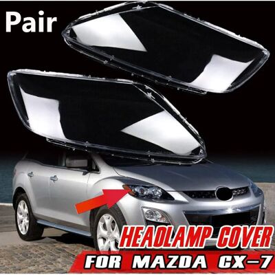 Mazda CX-7 Clear Polycarbonate Headlight Lens Cover Mazda CX-7 Clear Polycarbonate Headlight Lens Cover