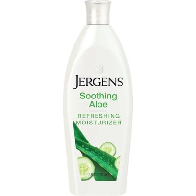 Jergens - Soothing Aloe Refreshing - 10 oz - Aloe - Body Moisturizer - Publicité Jergens - Soothing Aloe Refreshing - 10 oz - Aloe - Body Moisturizer - Publicité