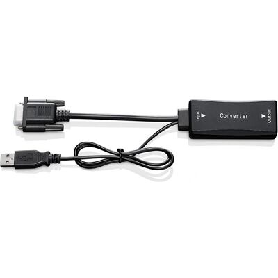 Wacom VGA zu HDMI Adapter DTK1651 HDMI Type A (Standard) VGA (D-Sub) Black Wacom VGA zu HDMI Adapter DTK1651 HDMI Type A (Standard) VGA (D-Sub) Black