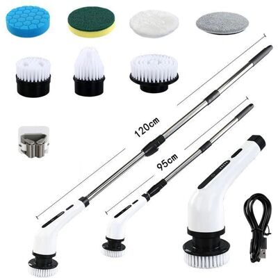 YIKXIULF - 7 i 1 - Nettoyage puissant - Vitesse double - Electric Cleaning Brush - Publicité YIKXIULF - 7 i 1 - Nettoyage puissant - Vitesse double - Electric Cleaning Brush - Publicité