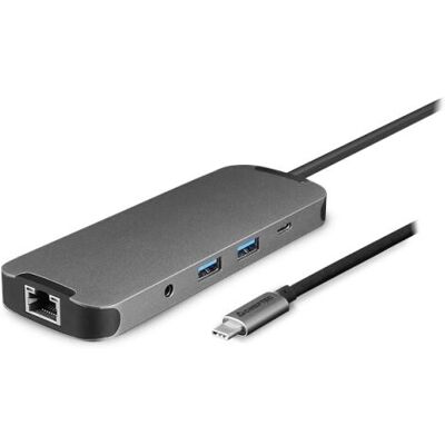 Chieftec DSC-901 Dockingstation - 9-i-1 USB-C, Grå Chieftec DSC-901 Dockingstation - 9-i-1 USB-C, Grå